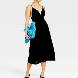 A new day black spaghetti strap dress